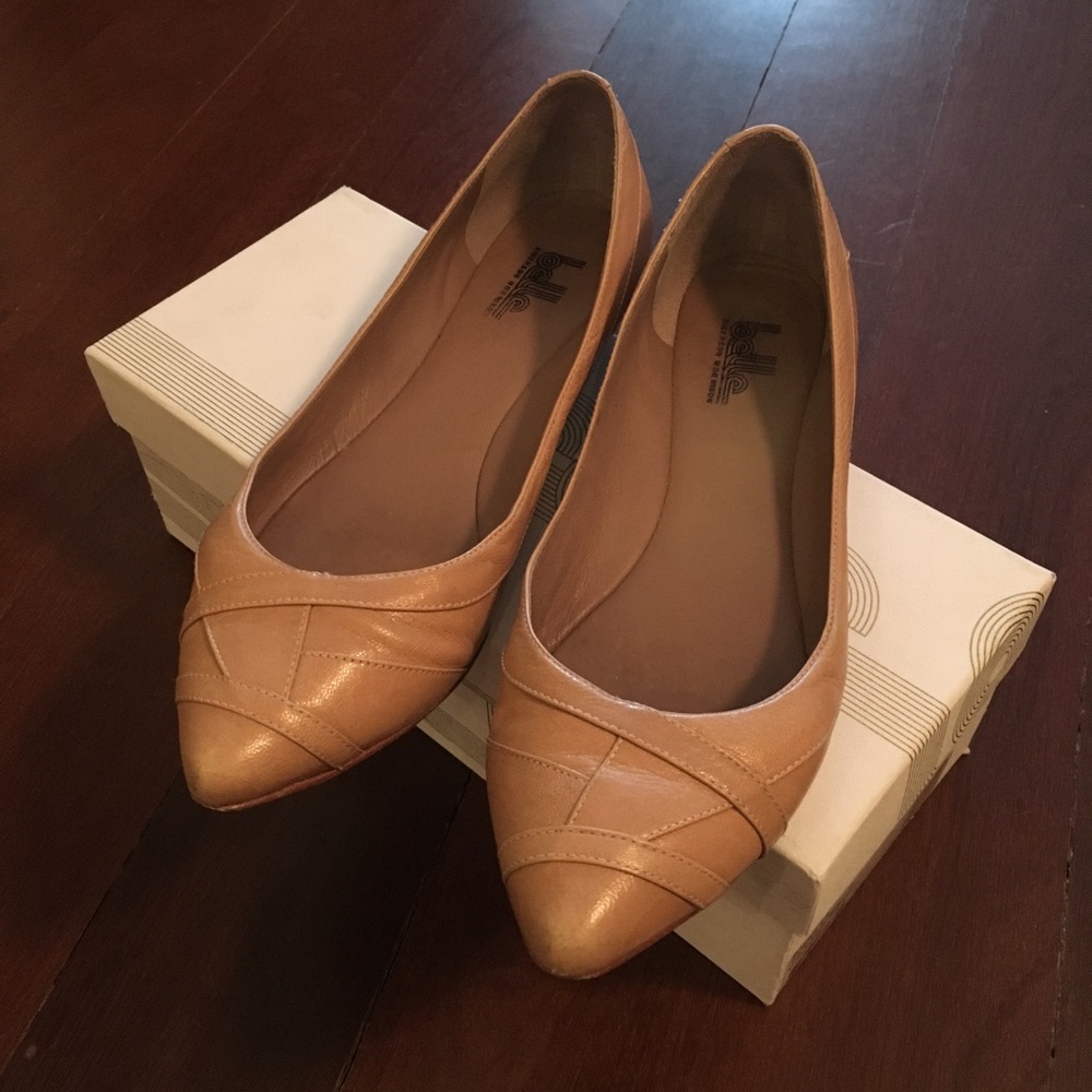 Belle by Sigerson Morrison Nude Flats, sz 8.5